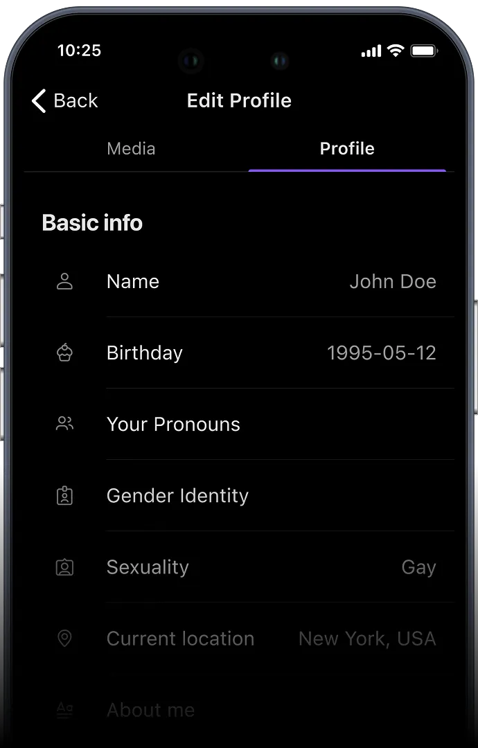 Une bio centrée sur les homosexuels
