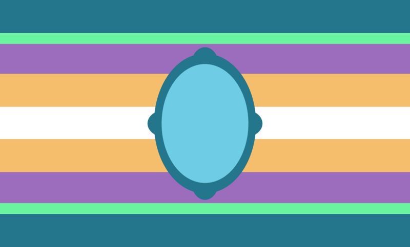 Mirrored Pronouns flag