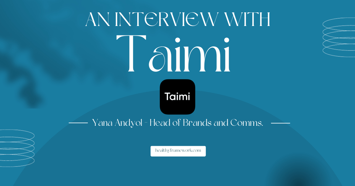 Interview with Taimi Head of Brands and Comms. — Yana Andyol