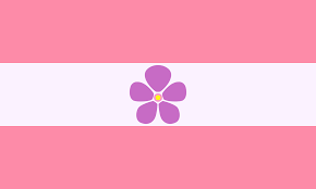 Sapphism - Wikipedia Flag with a violet symbolizing sapphic love and passion