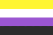 nonbinary flag from en.wikipedia.org