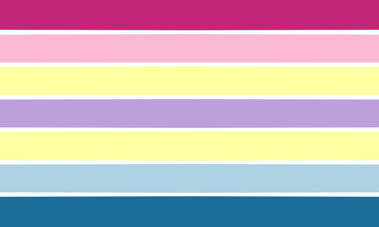 Bigender flag by zombifisgender/mogaiphobic