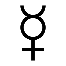 Androgynous Mercury Symbol