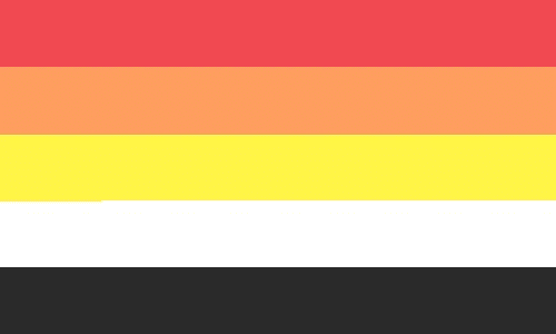 Lithosexual flag