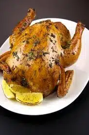 Roast chicken is the epitome of simple but luxurious cuisine ideal to serve friends or for date night credit: wikipedia