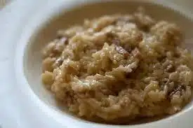 Risotto should be smooth and creamy - a true comfort meal credit: wikipedia