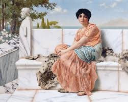 Sappho of Lesbos - World History Encyclopedia a depiction by an artist