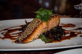 A recipe for glazed salmon is sure to be a hit on date night credit: wikimedia commons