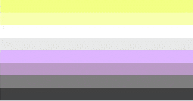 Alternate Pastel 8 stripe Non-binary flag by PanDemiBoyPride