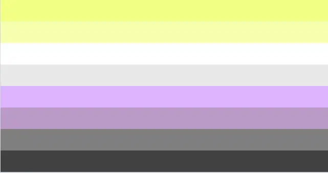 Alternate Pastel 8 stripe Non-binary flag by PanDemiBoyPride
