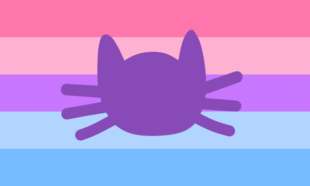 Original catgender flag