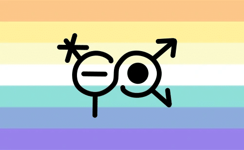 One of alternate genderfaun flag