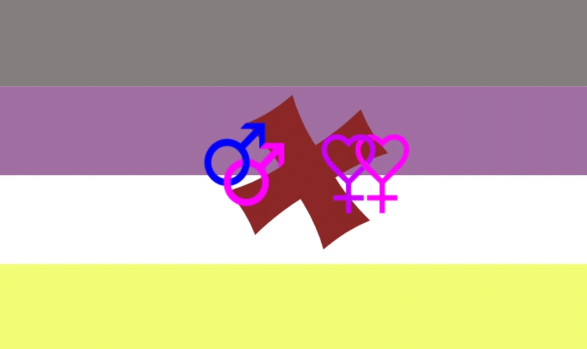 Cupiosexual pride flag