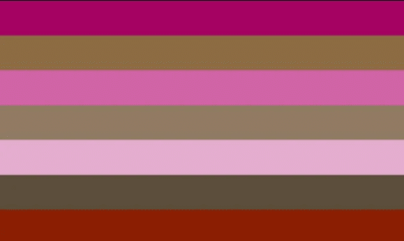 Alternate bambi lesbian flag