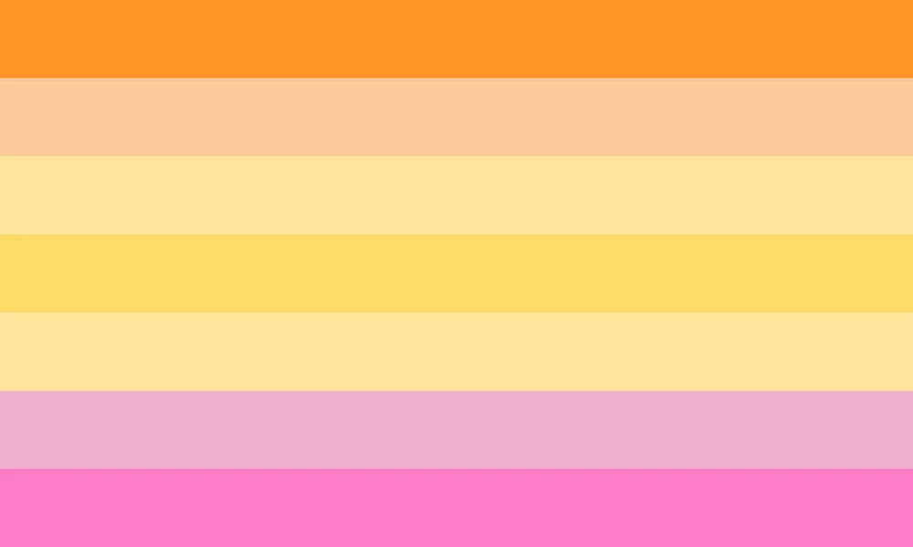 Alternate bambi lesbian flag