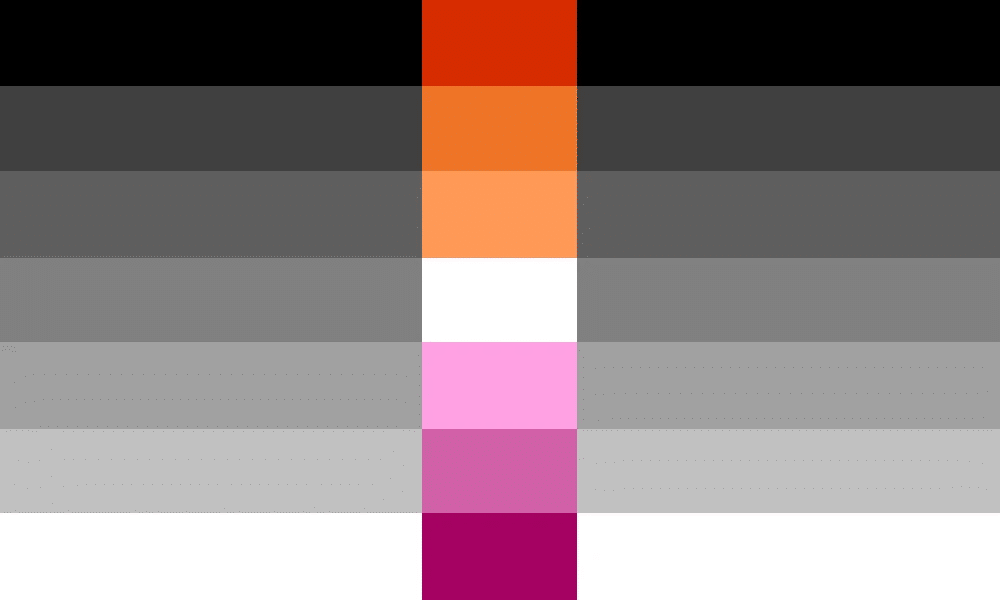 Lesbian heteroflexible flag