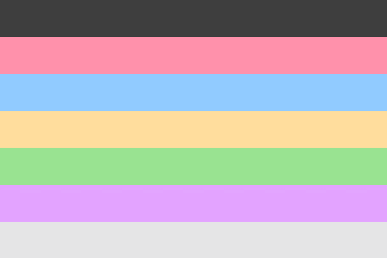 Another version featuring horizontal stripes