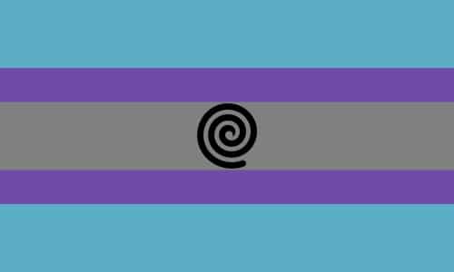 Second version of novigender flag