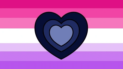Alternate sapphic flag by Cryptocrew