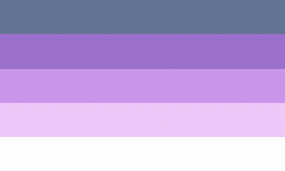 Alternate version of greysexual flag